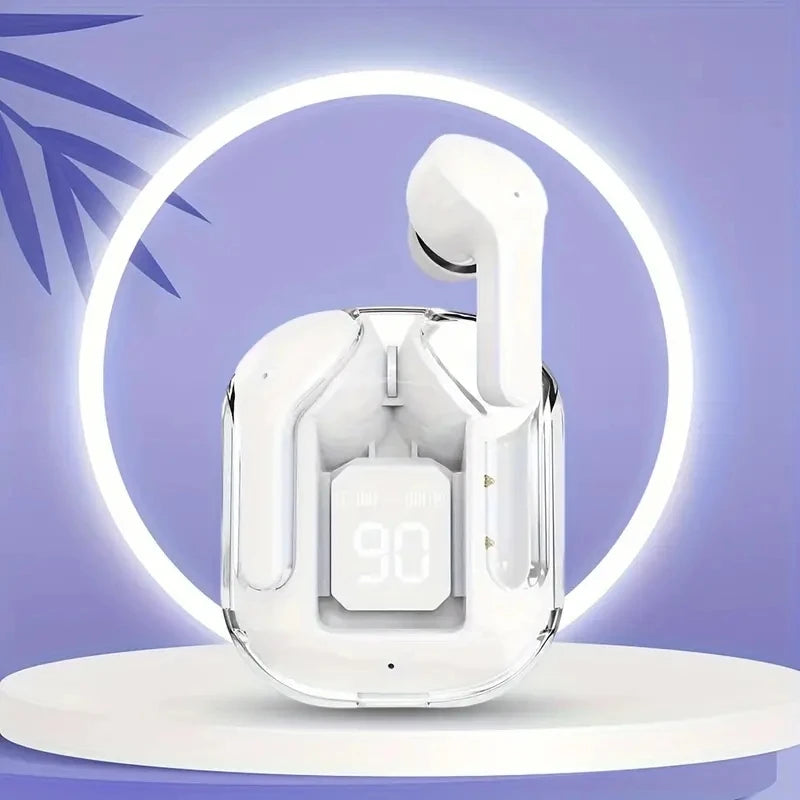 T2 Transparent Bluetooth Earbuds, Long Battery Life, HiFi Stereo