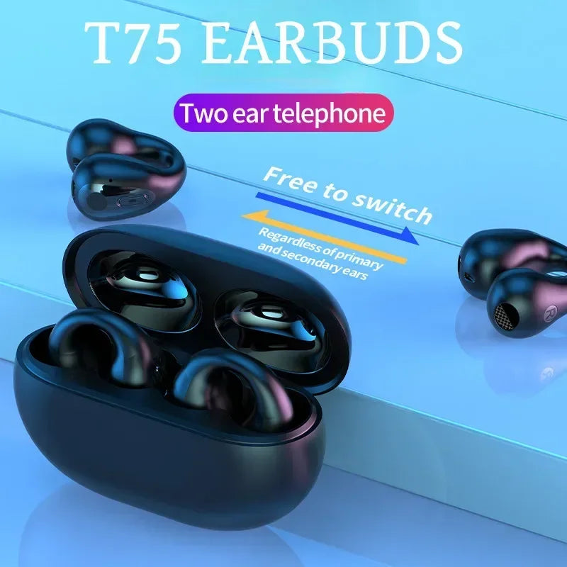 CHUBAN T75 Waterproof Bone Conduction Earphones with Bluetooth 5.3