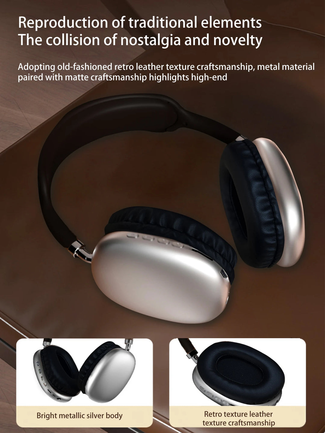 T-WOLF ANC Bluetooth Headphones