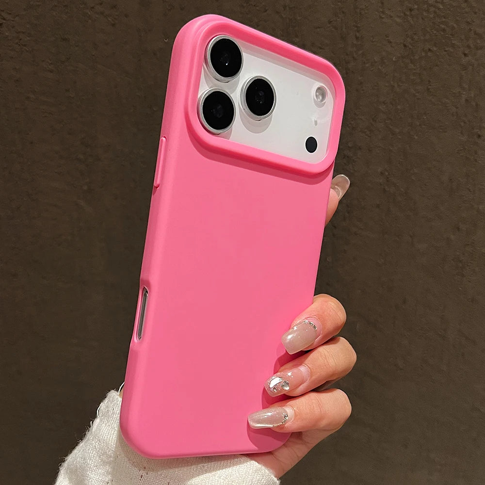 Candy Color Matte TPU Case for iPhone 17 Pro Max, Air & Pro
