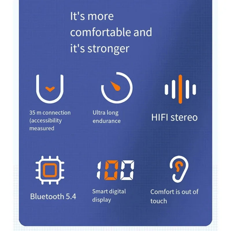 Best Bone Conduction Ear Hook Headset with ANC — Bone Conduction Headset