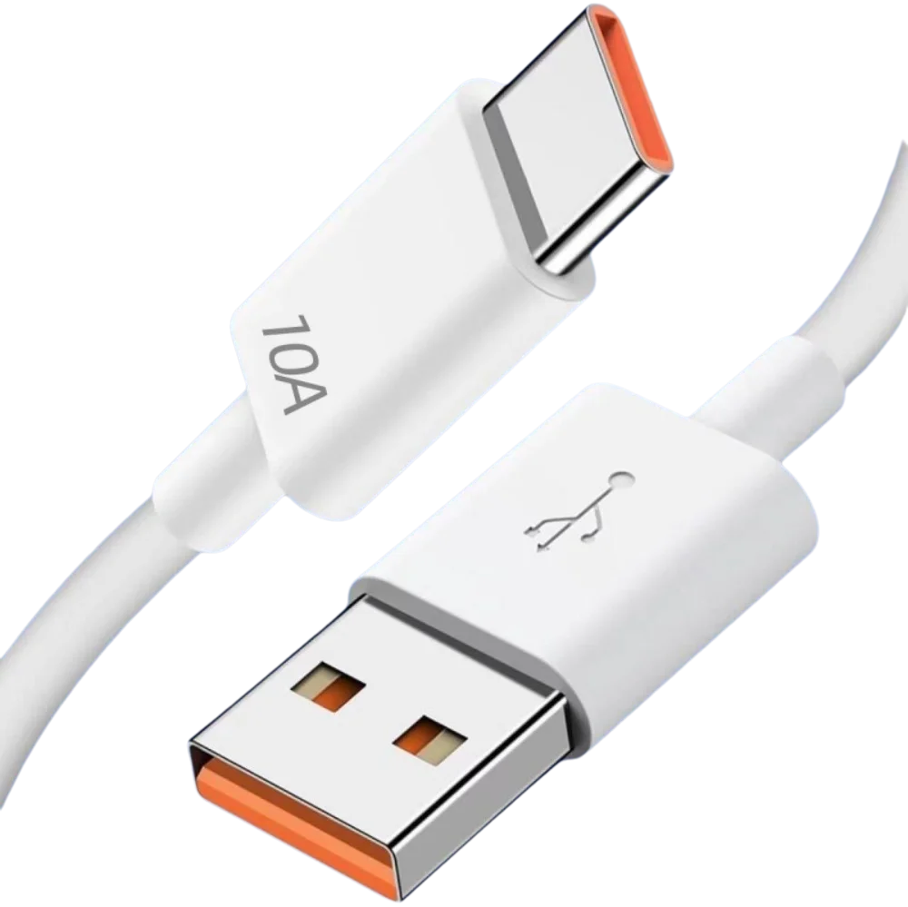 120W 10A USB-A to Type-C Super Fast Charge Cable | Quick Charge Data Cord Xiaomi Samsung Huawei