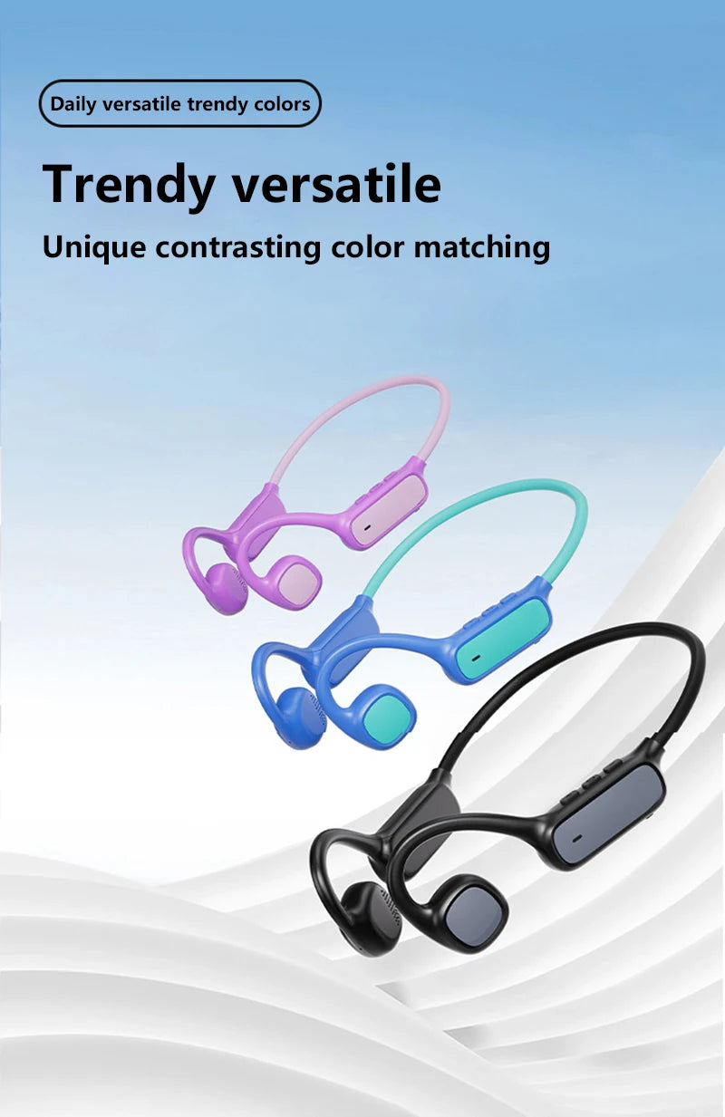 Waterproof Bluetooth 5.3 Headphones for Athletes by DIKELANG Open-Ear
