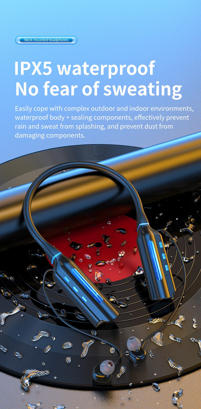 Luxuglow Wireless Earbuds: Ultra-Long Battery Life & ANC
