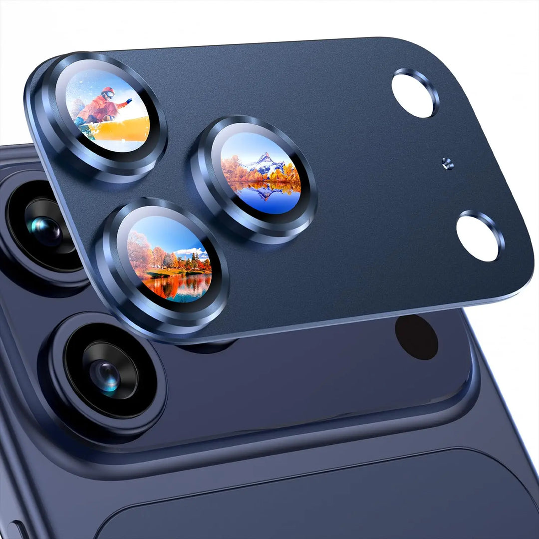 Metal Tempered Glass Camera Lens Protector iPhone 17 Pro Max 17 Pro 17 Air HD Full Cover Lens Guard