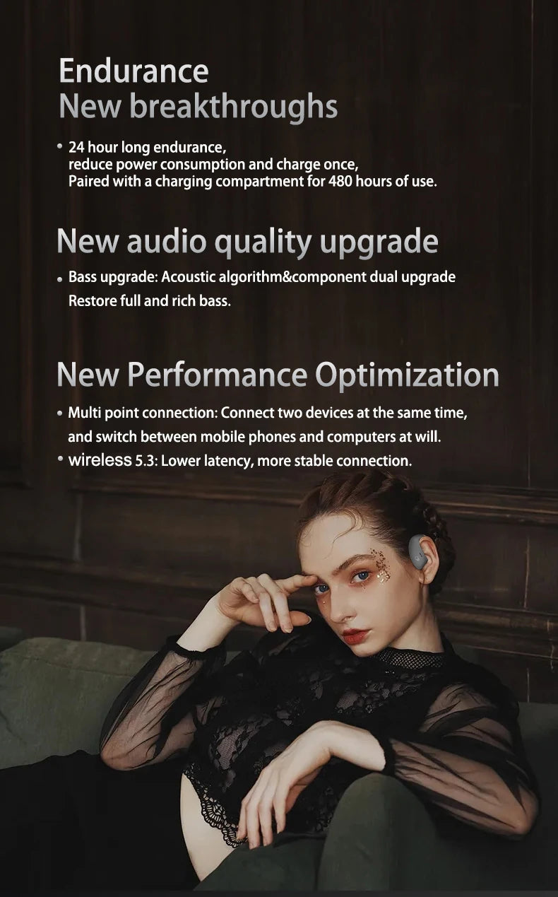SHUKE Bluetooth 5.3 Wireless Earbuds Waterproof Earphones with Mic | Jeff's Favorite Picks