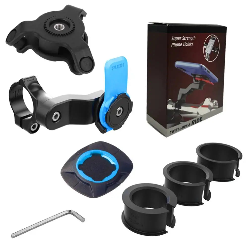 Shockproof Motorcycle Bike Phone Holder Handlebar Mount 4.7-7.2"