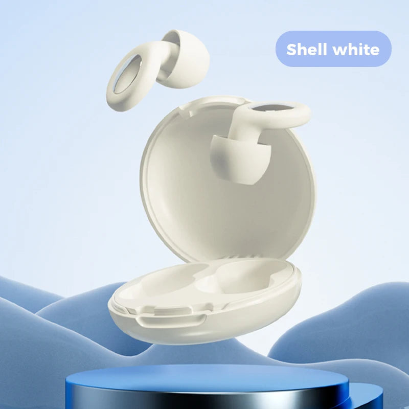Reusable Silicone Earplugs High-Density Noise Blocking Sleep