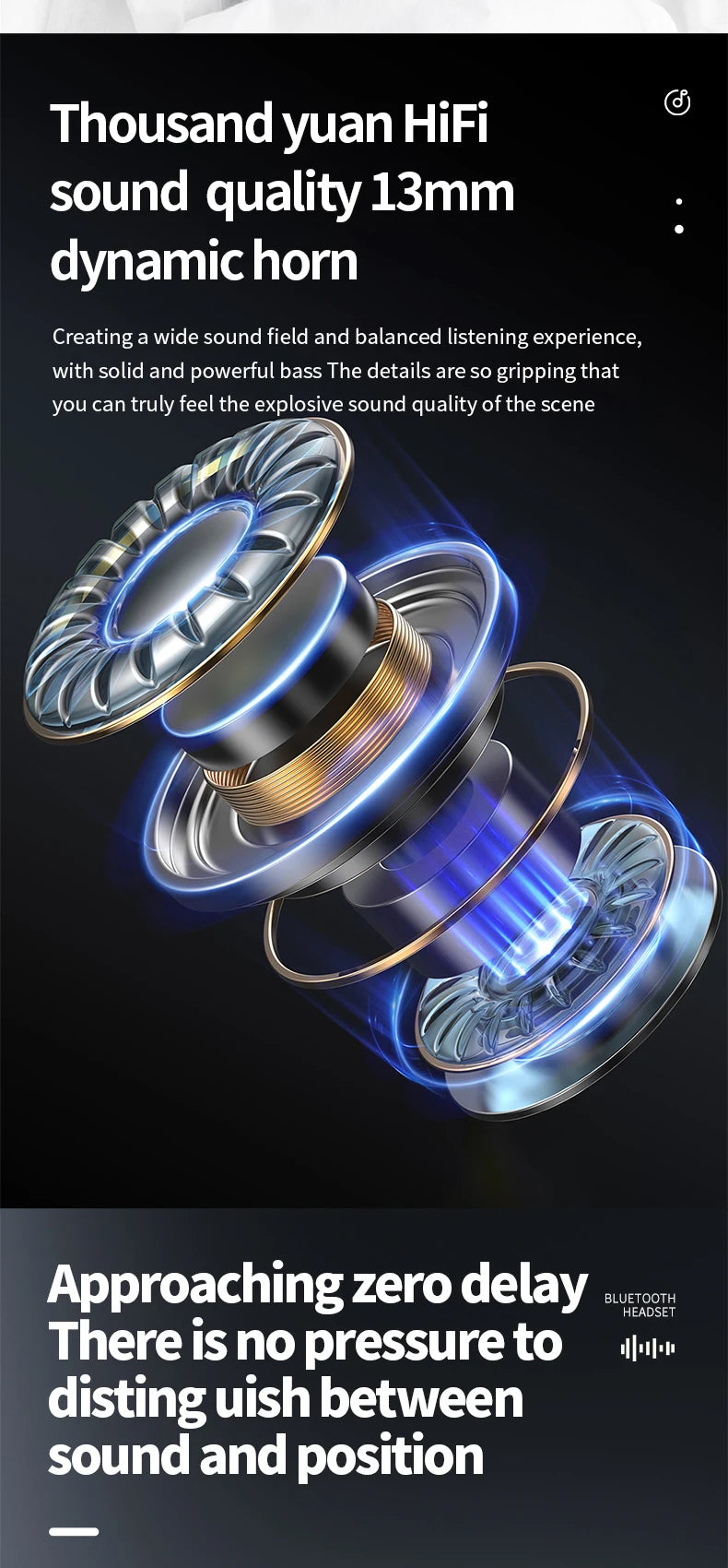 FANHANG TWS ANC Wireless Earbuds | Sport Earphones