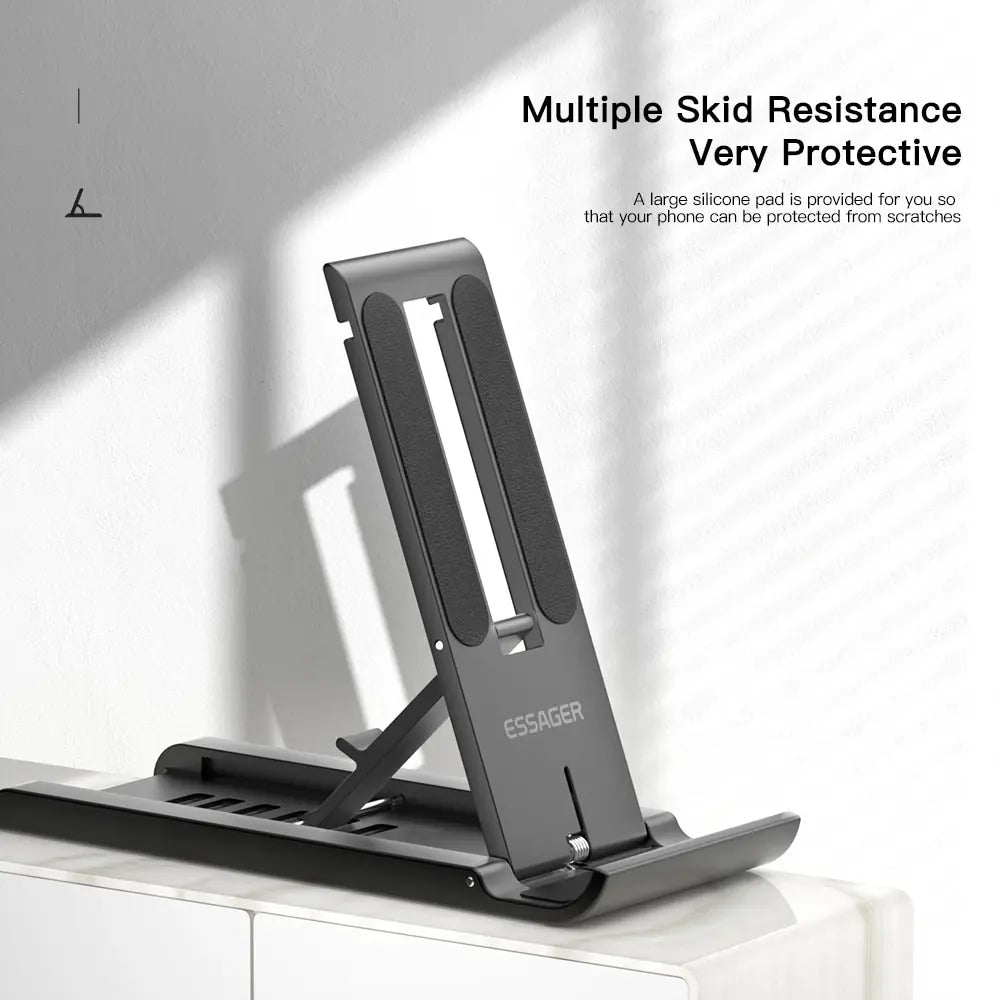 Essager Foldable Desk Phone Stand – Portable iPhone & iPad Holder