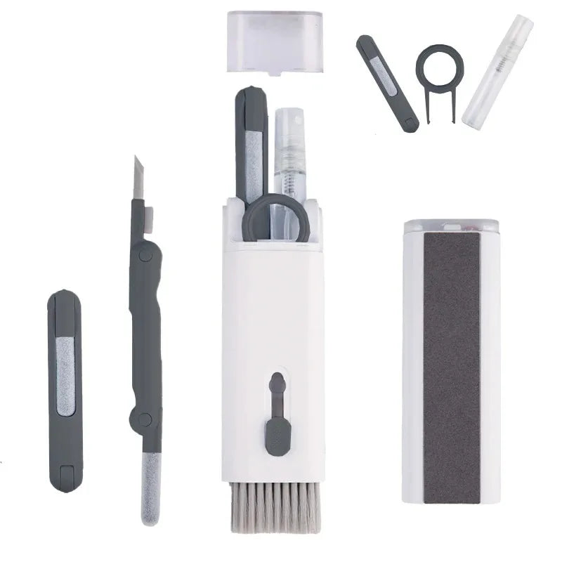 7-in-1 Keyboard Cleaner Brush Kit | Earphone Cleaning Pen Keycap Puller for PC AirPods Laptop