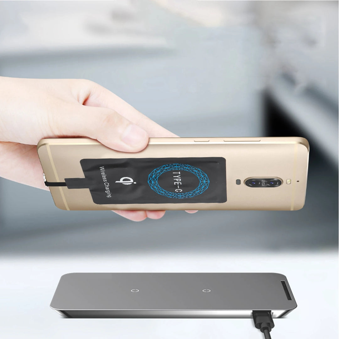 VBESTLIFE Type-C Wireless Charging Receiver – 2PCS Adapter Kit