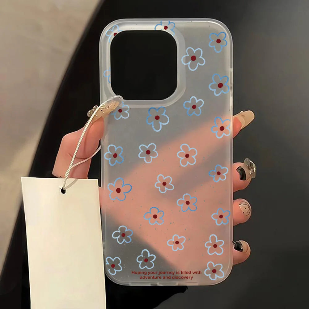 Matte Floral Silicone iPhone Case by JEFF's Favorite Picks