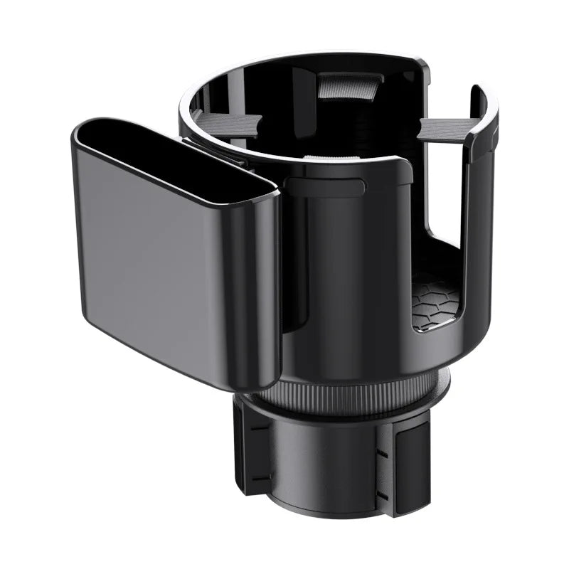 Car Cup Holder Expander – 2-in-1 Organizer with Phone Holder & Drink Slot