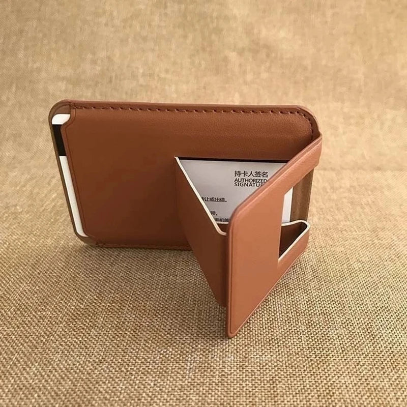 Magnetic Kickstand Wallet Case Card Holder iPhone 14-17