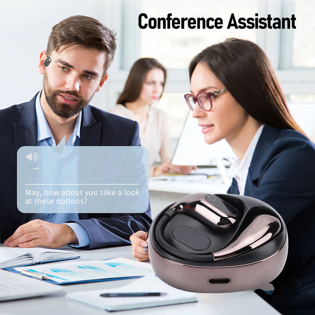 80 Language AI Translation Earphones for Real Time Conversations