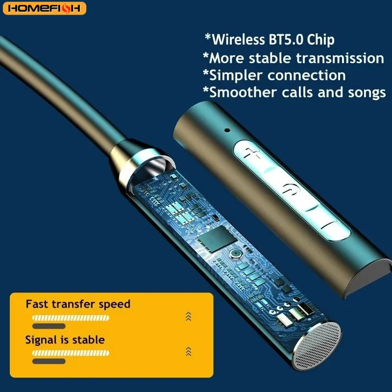 Best Magsafe Accessories - HOMEFISH 9D Wireless Earphones with Mic