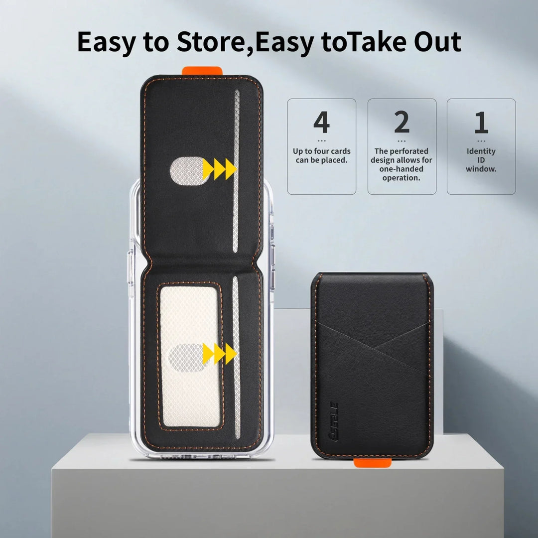 Eseble MagSafe Leather Card Holder Case for iPhone - JEFF's Favorite Picks — Magnetic Wallet Case for iPhone 17 16 Plus