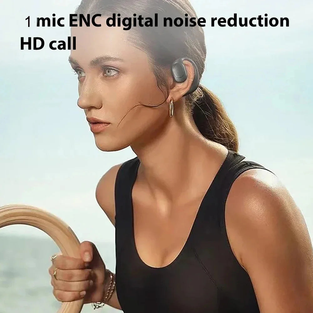 Waterproof HiFi Headset for Hands-Free Convenience - CUGUU Wireless Ear Hook Headset