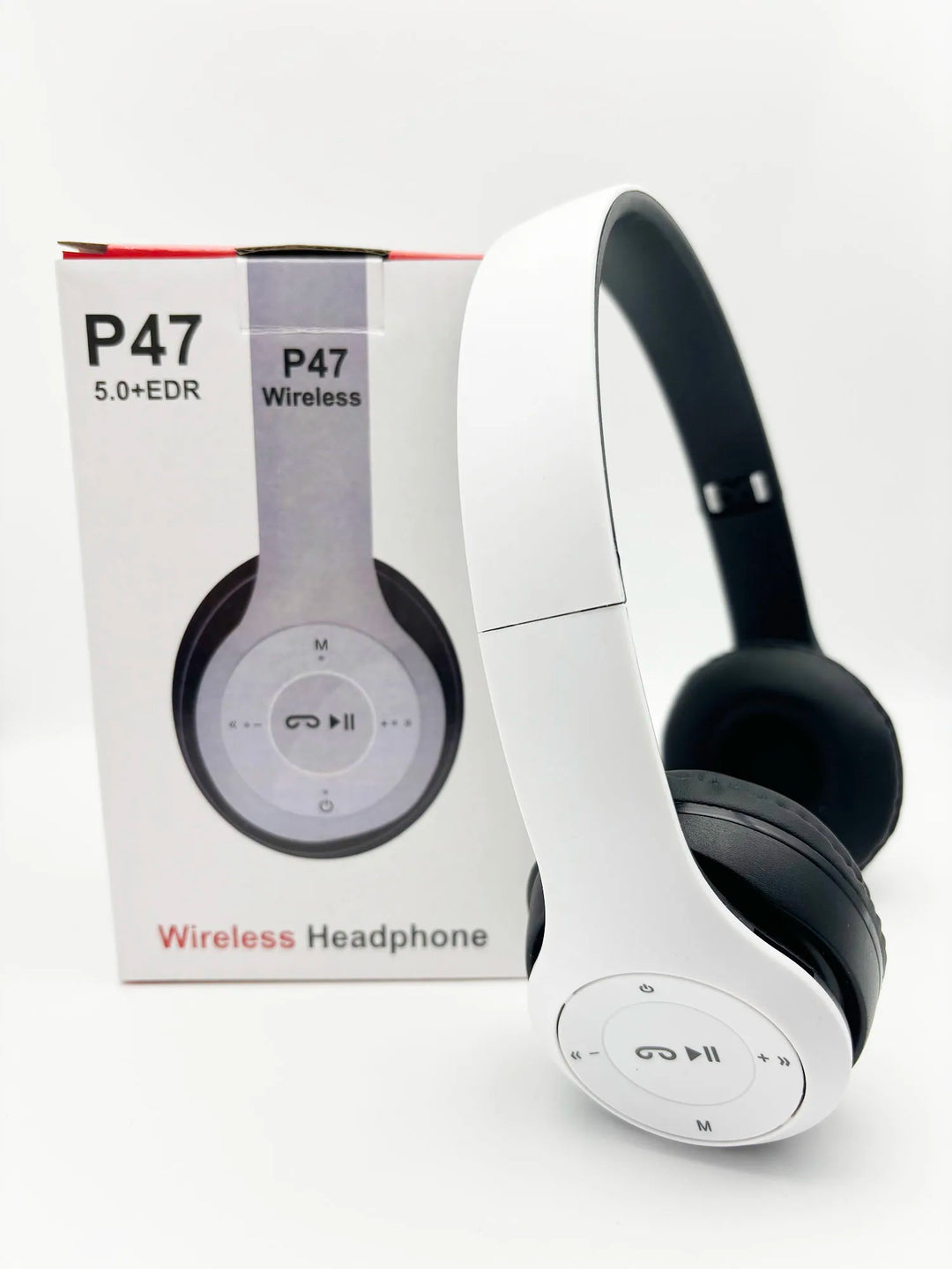 P47 Bluetooth 5.0 Folding Over-Ear Headset | Wireless Gaming Sport | Noise Cancel | iPhone Xiaomi