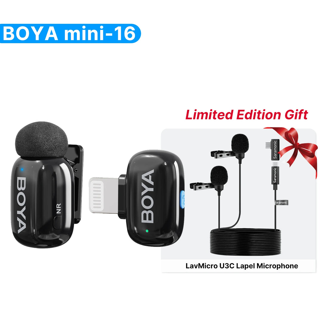 BOYA Lavalier Microphone: Professional Audio in Your Pocket — boya mini wireless microphone
