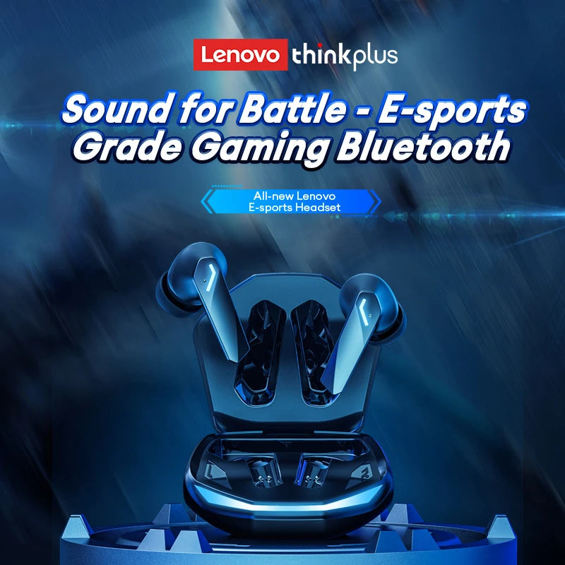 Lenovo GM2 Pro TWS Gaming Earbuds | Bluetooth 5.3 Low Latency HiFi Dual Mode ANC Headset