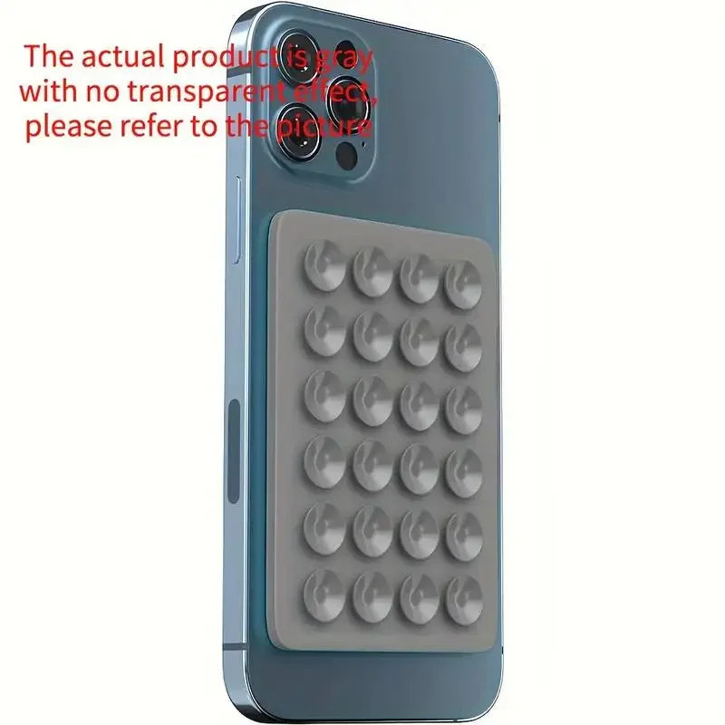 Silicone Suction Cup Phone Holder with Strong Suction for Mirror, Wall and Glass
