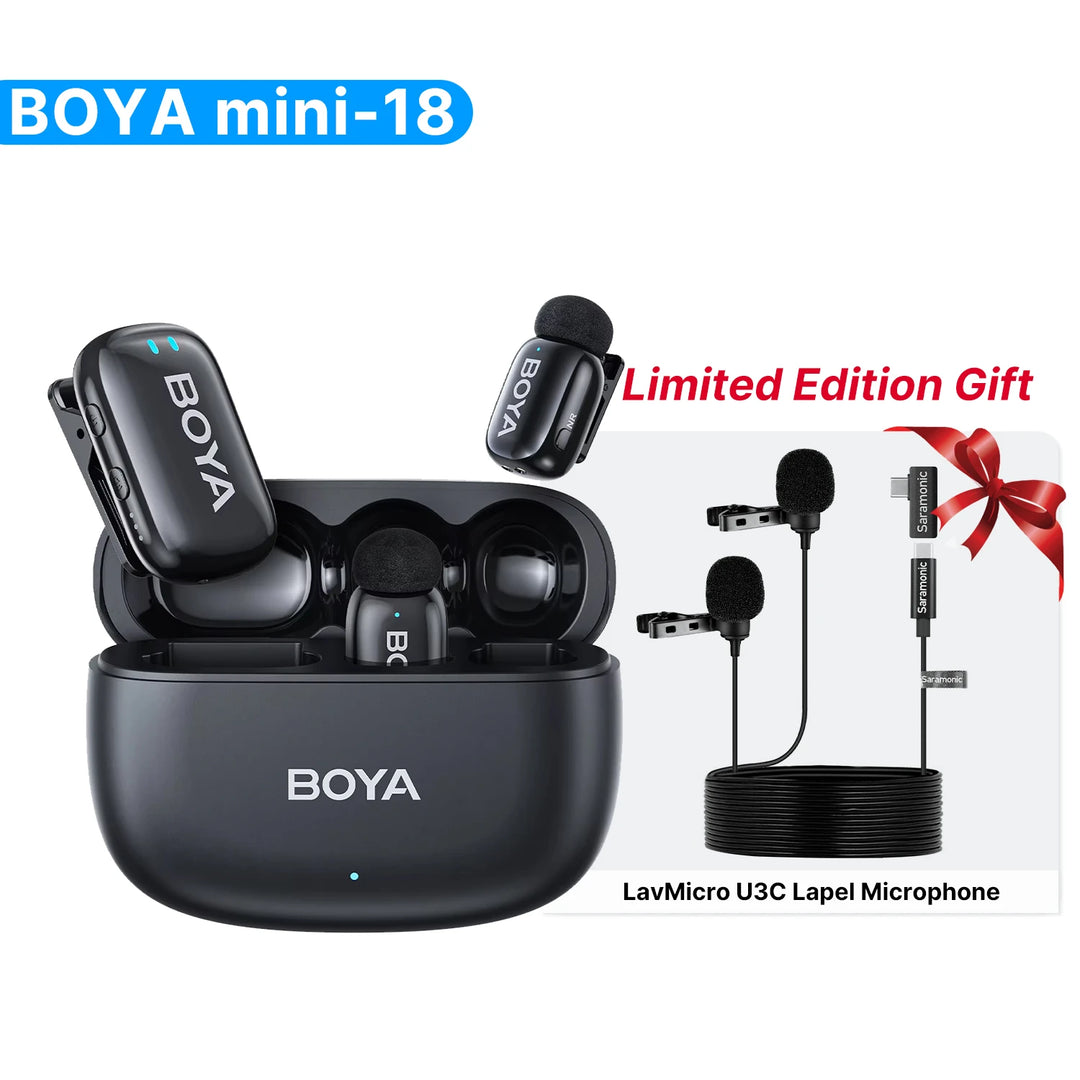 BOYA Lavalier Microphone: Professional Audio in Your Pocket — boya mini wireless microphone