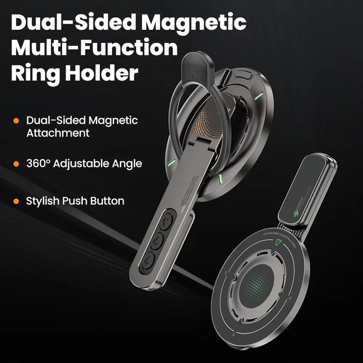 Magnetic Ring Phone Holder – 360° Rotating Stand & Grip 2026