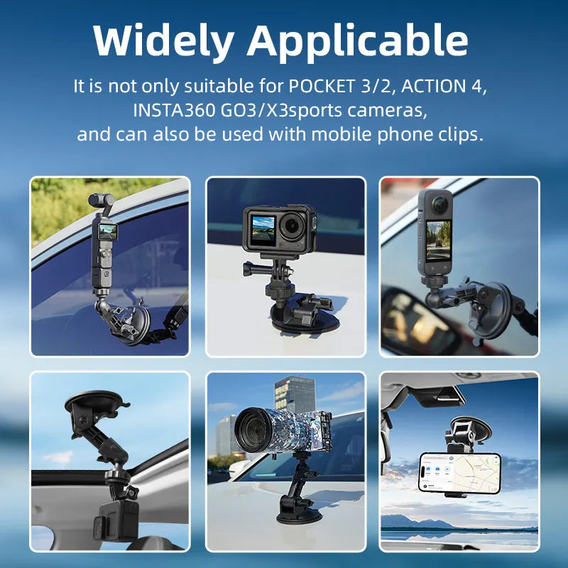 SZKOSTON Suction Cup Car Mount for DJI Osmo Pocket 3/4