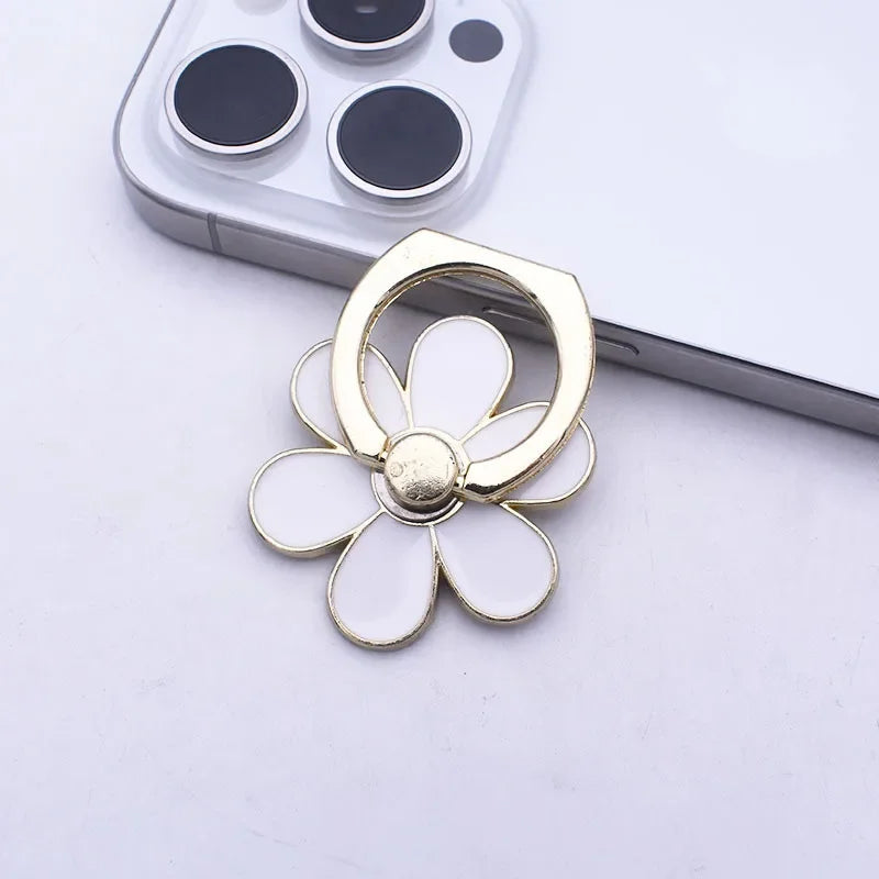 Universal Finger Ring Phone Holder with 360° Rotation - Bow Ring Design