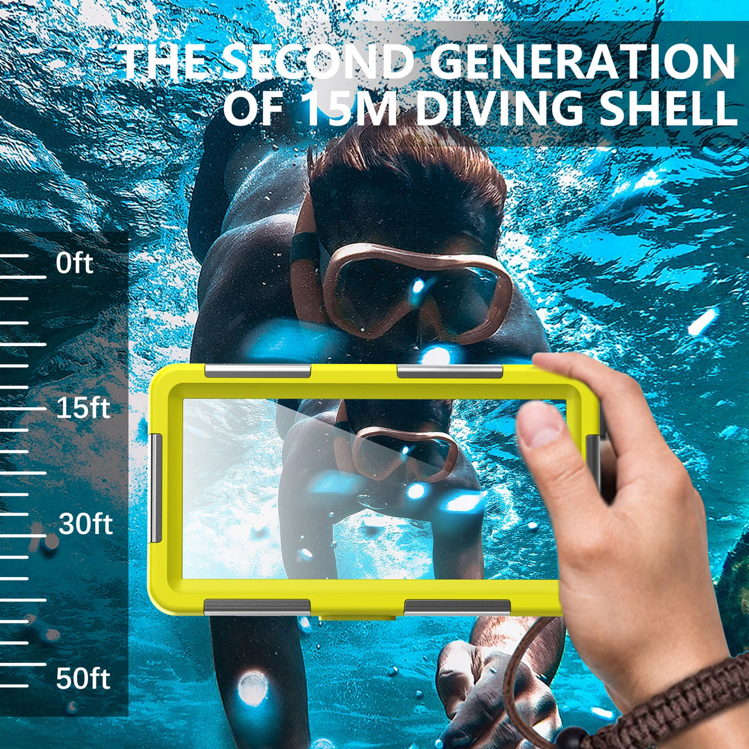 Shellbox Waterproof Diving Phone Case - Durable Underwater Protection