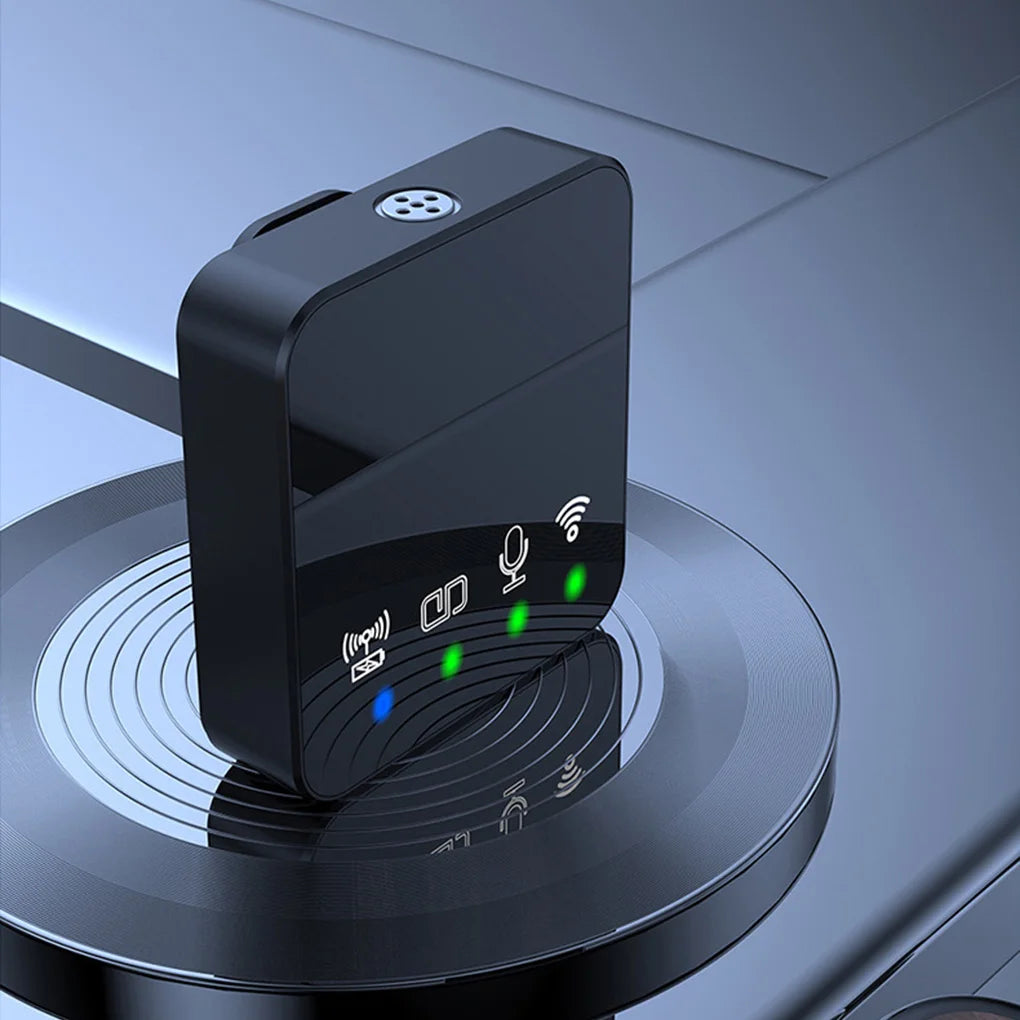 Wireless Lavalier Mic & Magnetic Monitor Kit for Smartphone Vlogging
