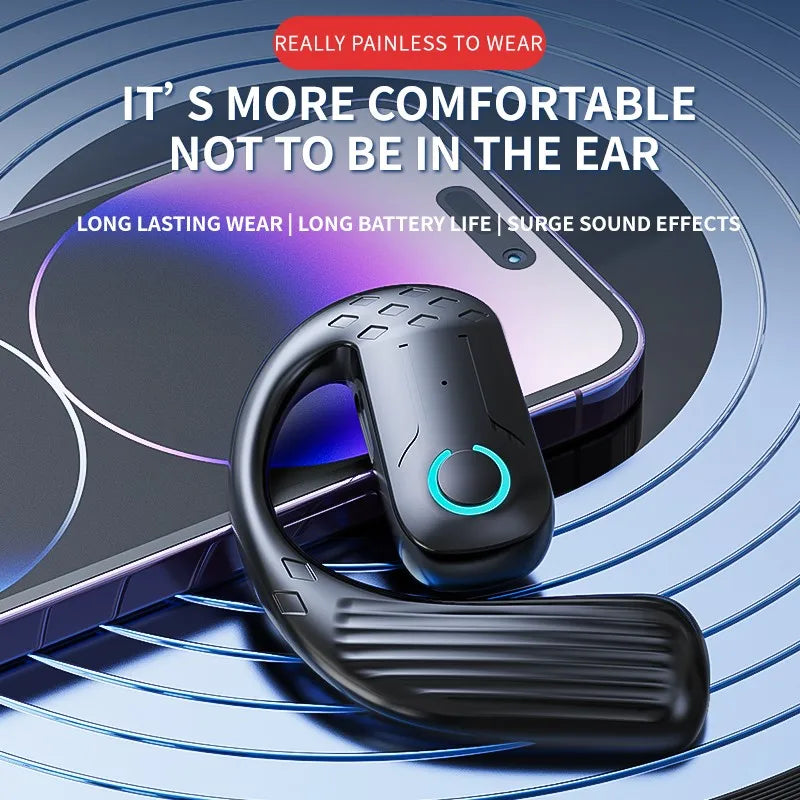 VAORLO YS-01 - Top Rated Bluetooth Ear Hook Headset for Business & Sports