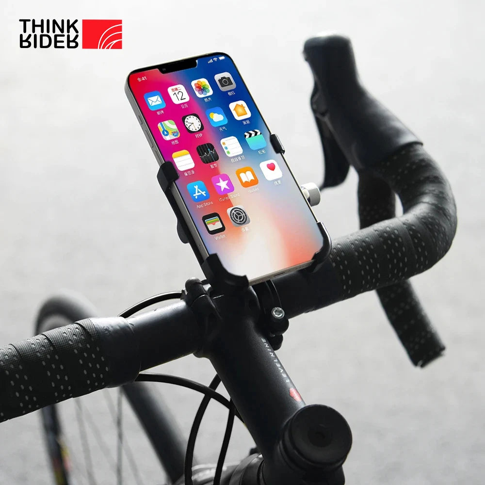 ThinkRider Anti-Vibration Bike Phone Mount for Mountain Bike, Road Bike & E-Bike