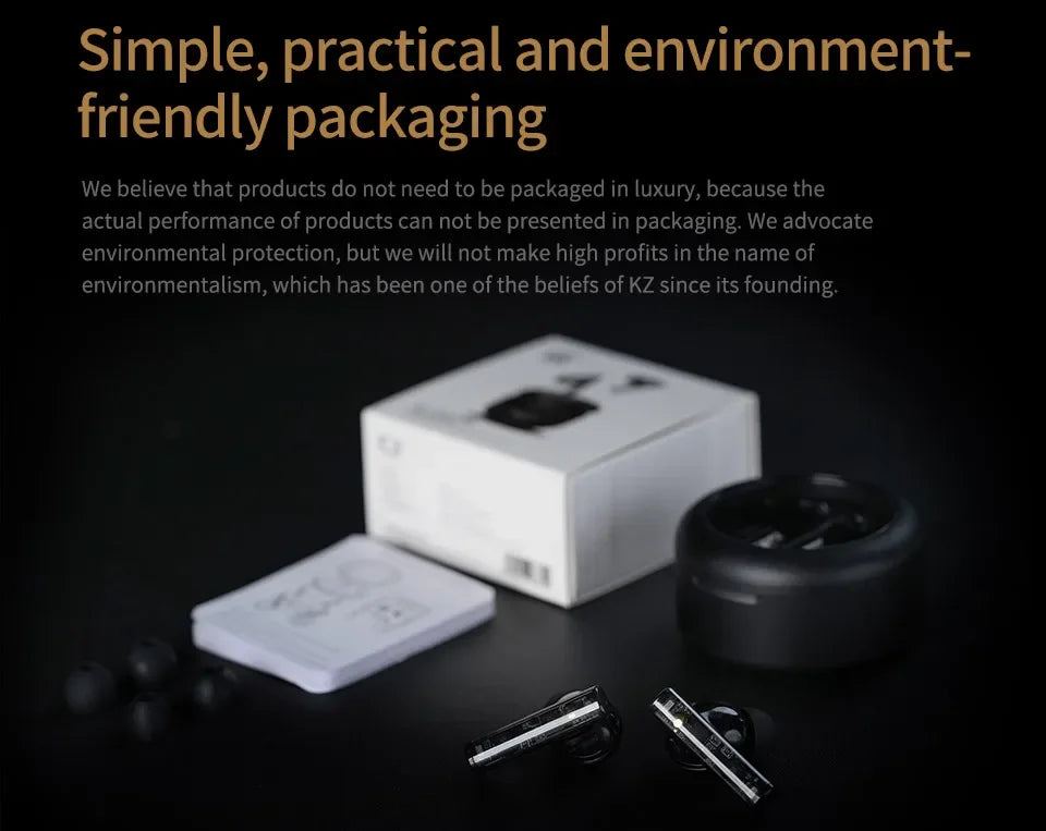 KZ Carol Wireless Earphones - 42H Battery & 6-Mic TWS