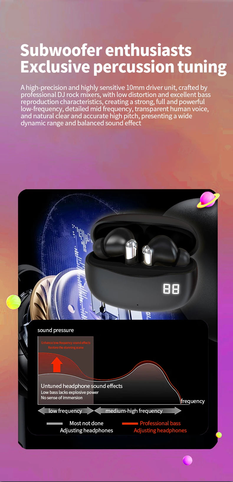 Top Rated Waterproof Earphones with HiFi Bass - Buy INMAS E3B Bluetooth Earphones