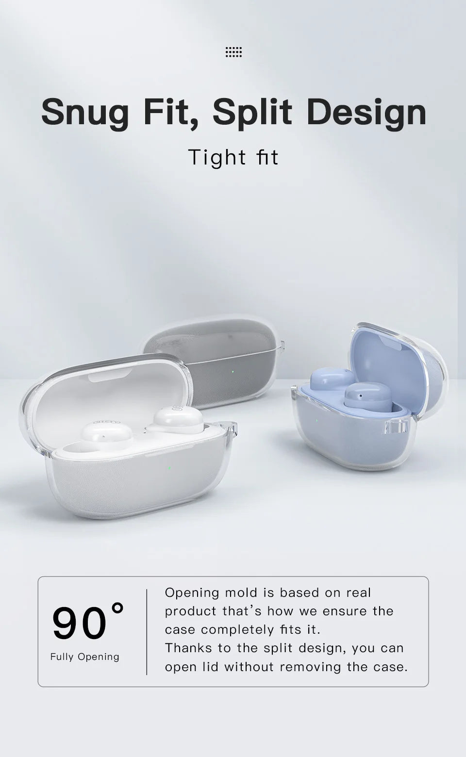 QCY T17 Bluetooth Earbuds 5.1 Wireless Audio with Long-Lasting 26H Charging Case