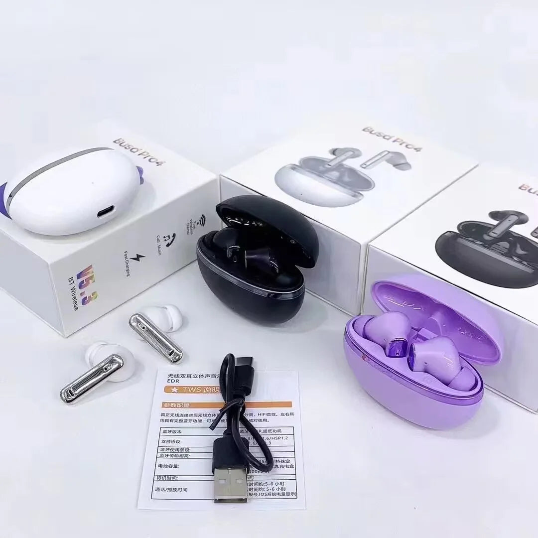 Noise Cancelling Earbuds Buds4 Pro - Wireless Headphones by AIBOULLY
