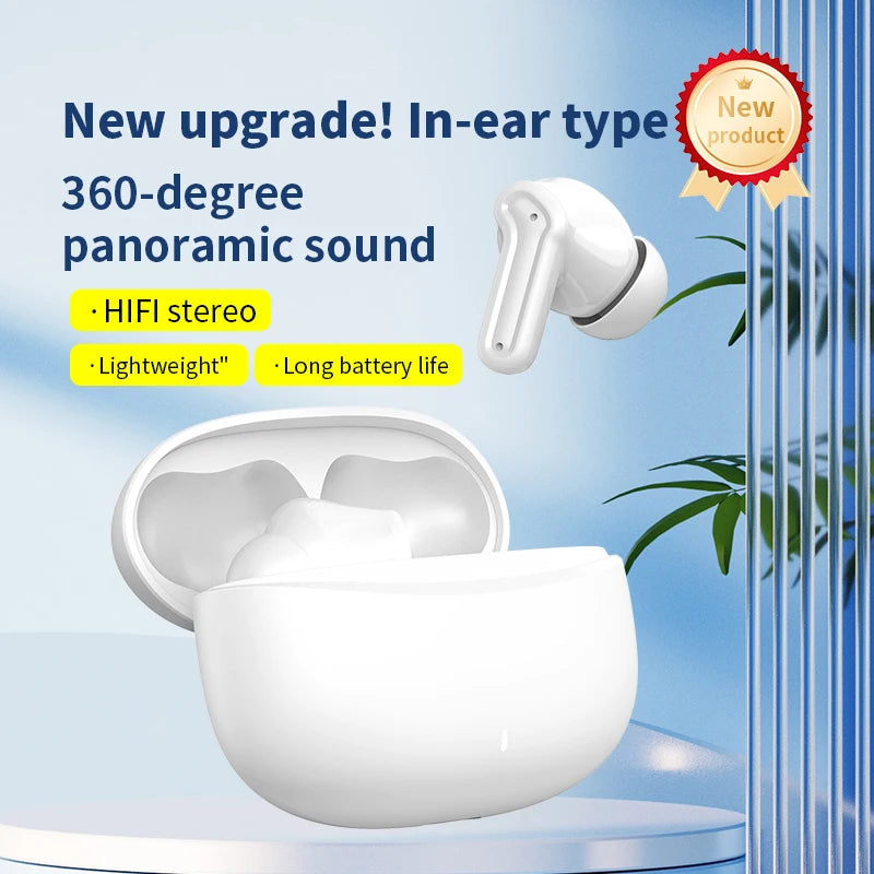 DAIDAN Waterproof Bluetooth Earphones with Mic & Type-C - TWS Headphones for Sale