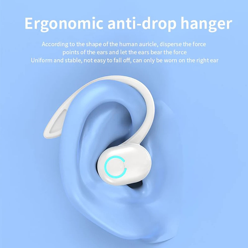 Active Noise Cancellation Wireless Ear Hook Headset