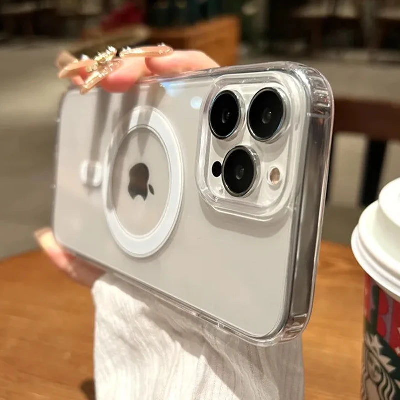 Buy Best Clear MagSafe-Compatible Case 2026 – Silicone Acrylic iPhone | Free Shipping & Fast Delivery