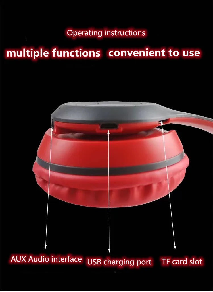 DIXSG P47 Bluetooth 5.0 Wireless Over-Ear