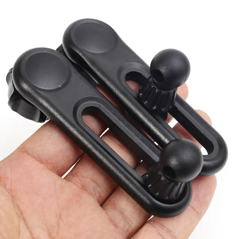 Car Ball Head Phone Mount – 360° Rotating 17mm Extension Pole GPS Adapter