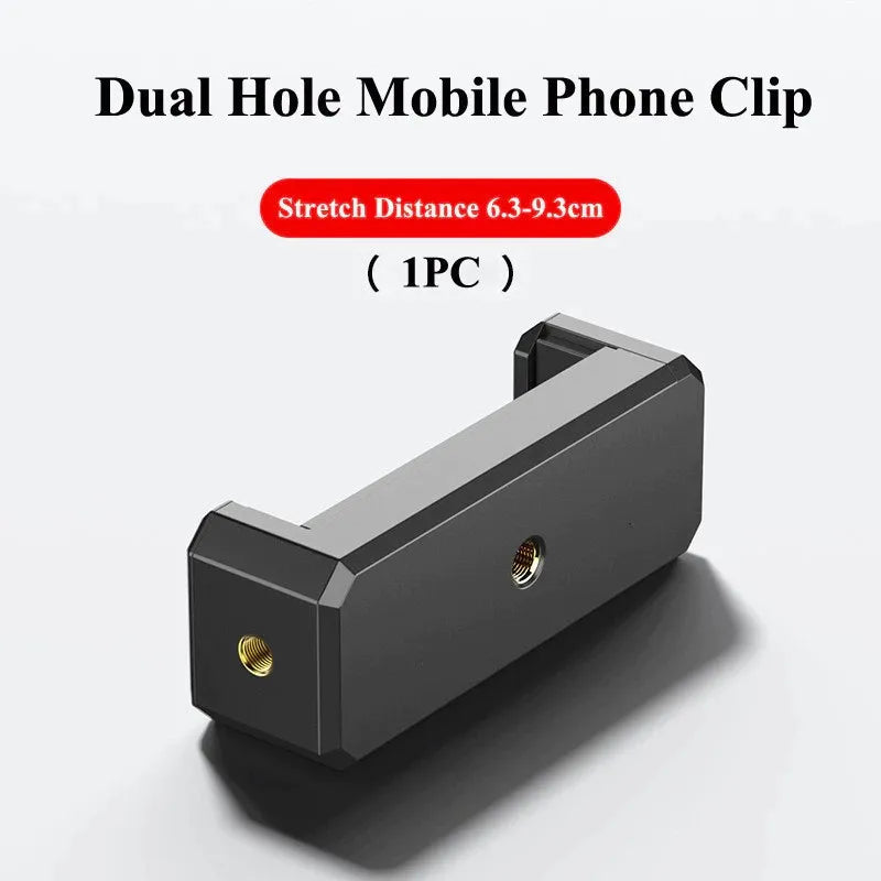 Selens Universal Phone Clip Holder – 360° Tripod Mount Bracket