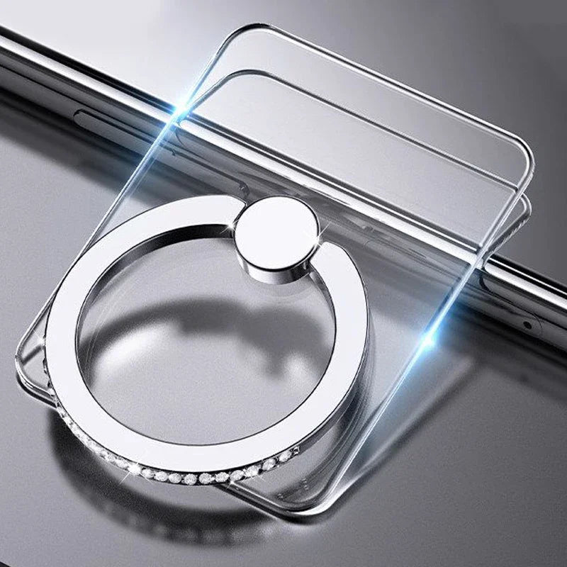 Butterfly Phone Grip & Stand - Transparent Luxury Accessory