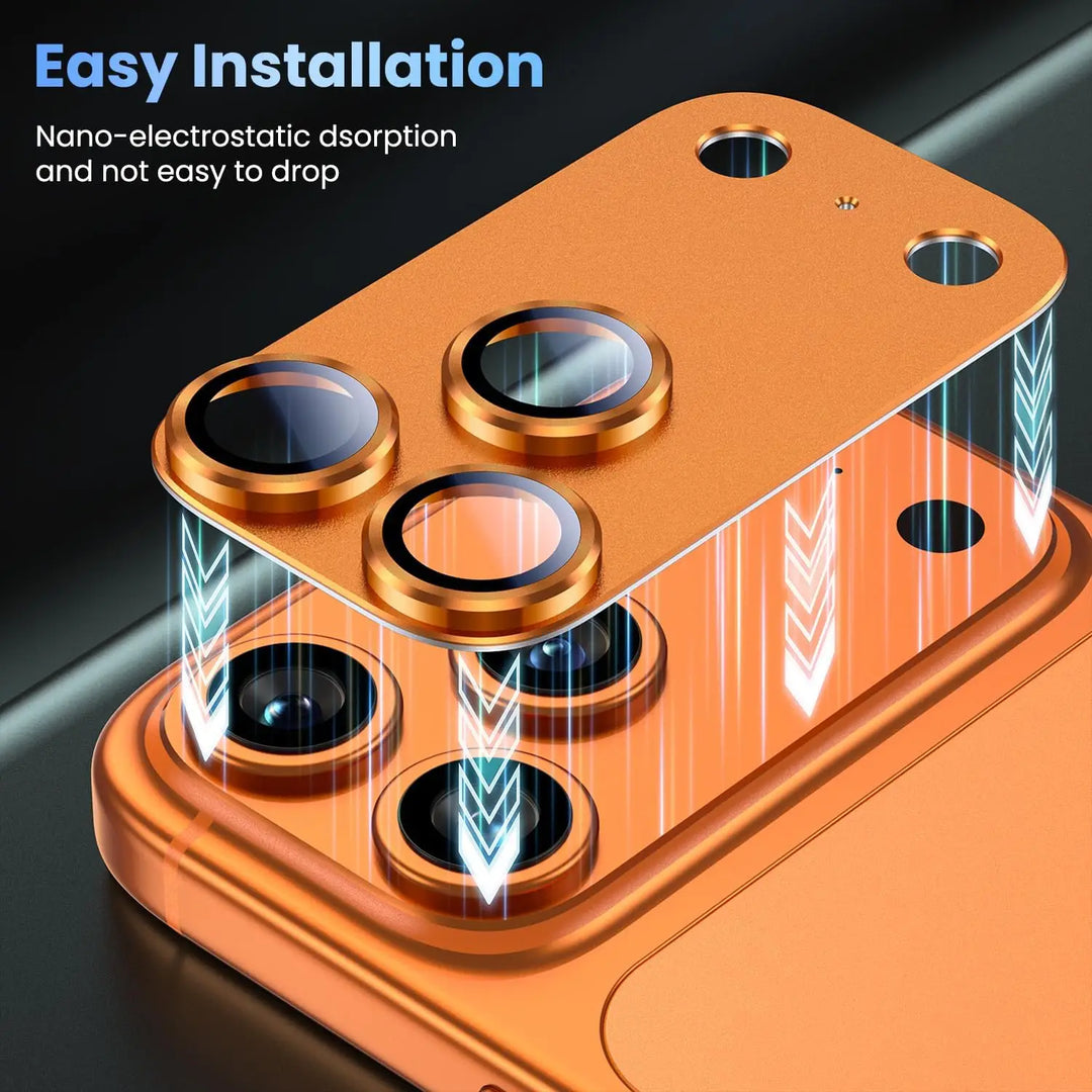 Metal Tempered Glass Camera Lens Protector iPhone 17 Pro Max 17 Pro 17 Air HD Full Cover Lens Guard
