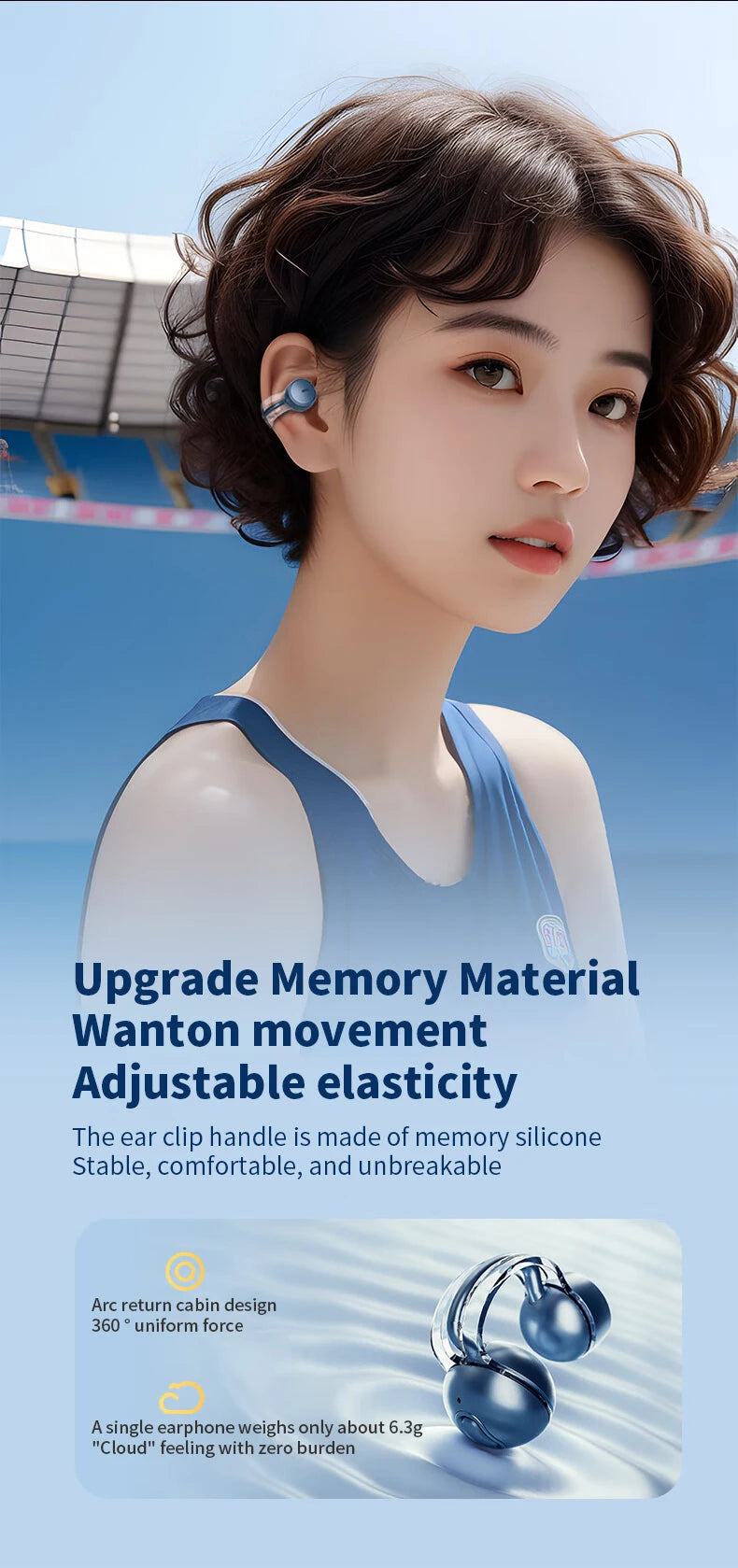 iHseno I36 Open-Ear TWS Earbuds