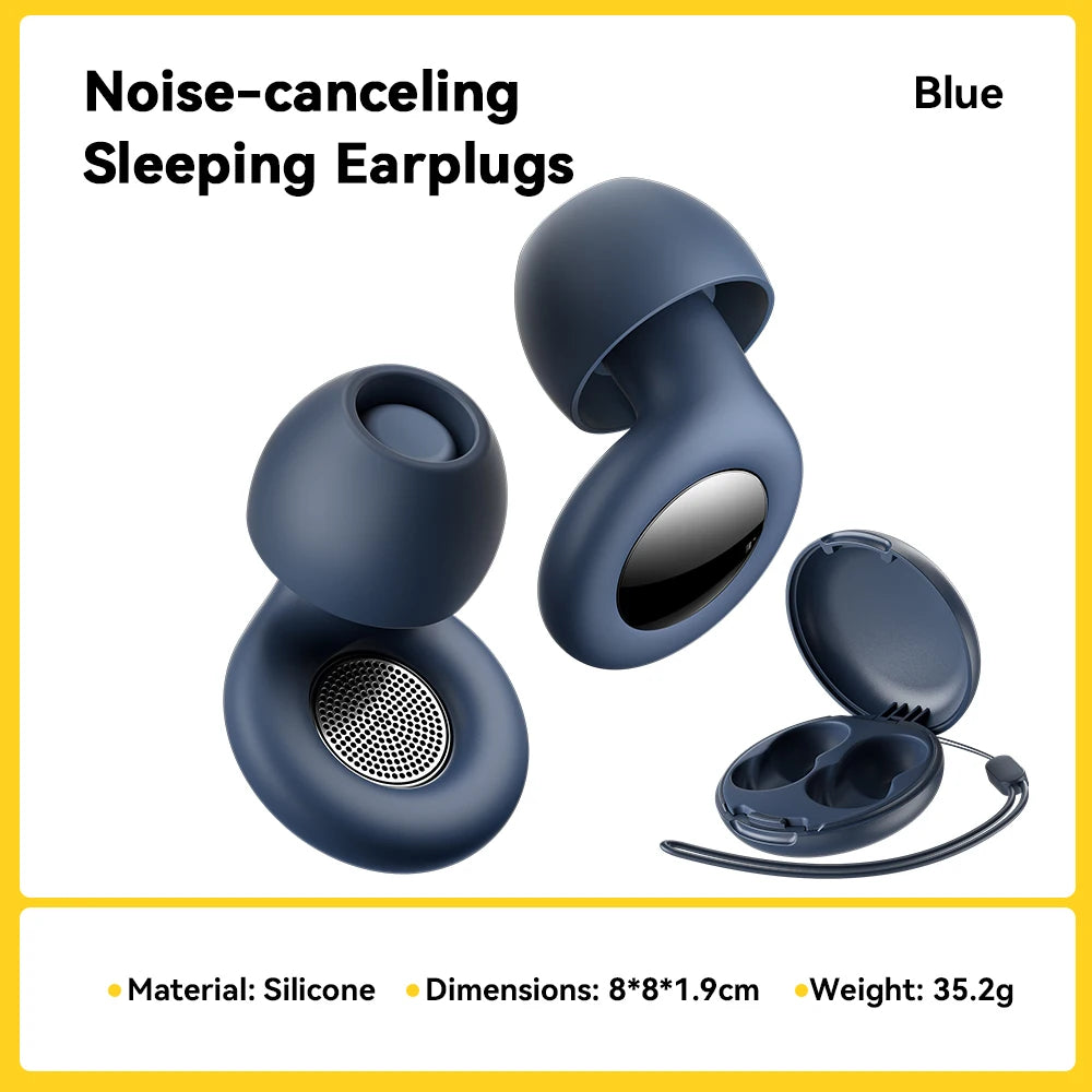 Soft Silicone Sleep Earplugs Noise Reducing Comfort Ear Plugs