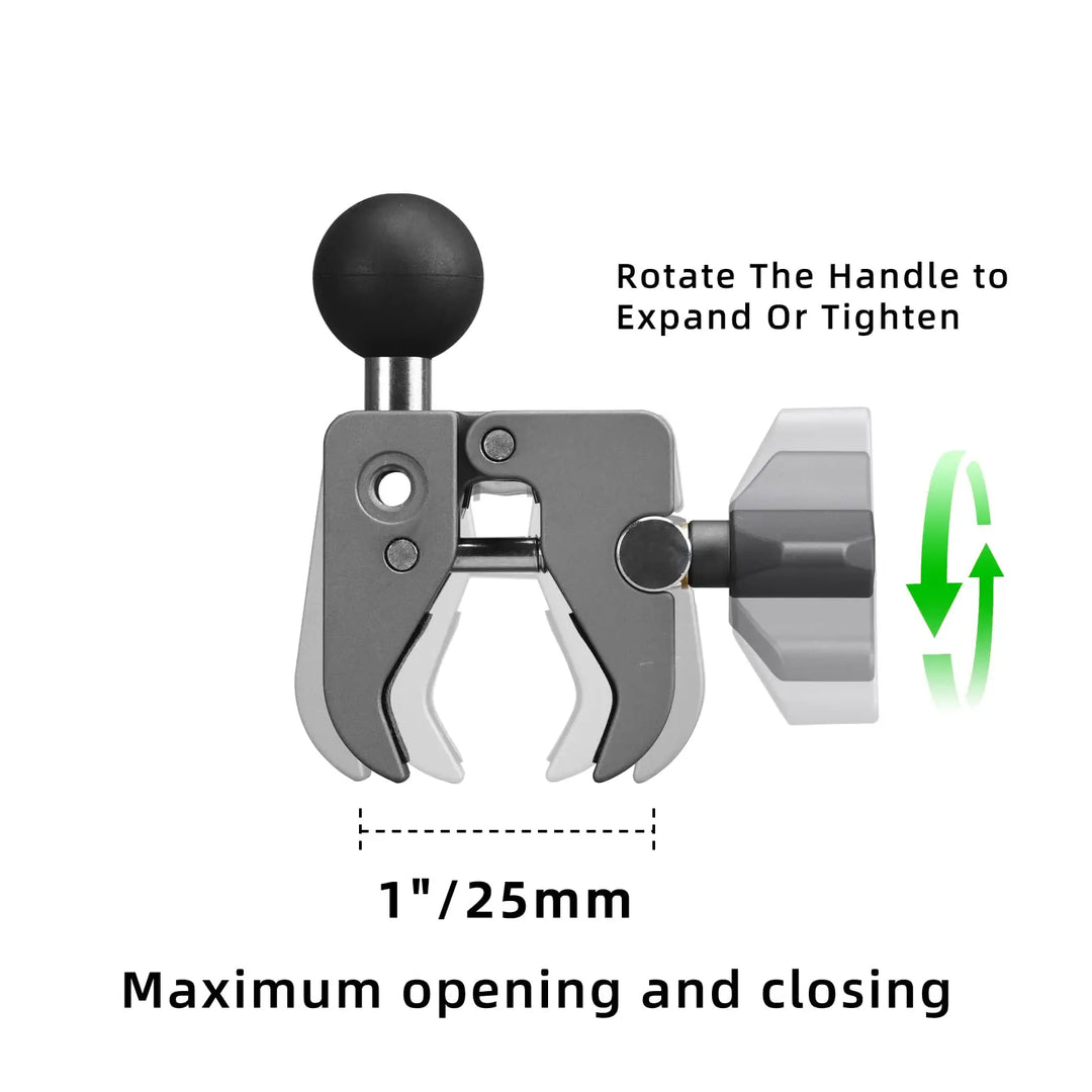 FANAUE Handlebar Clamp Mount Base for RAM Mounts – Motorcycle ATV Bike